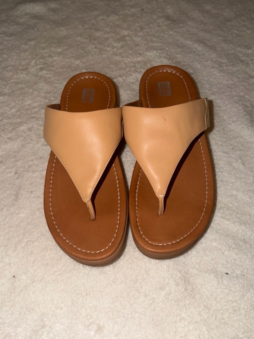 Women's Neutral Tan Thong Sandals - Minimal Slip-On Comfort
